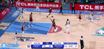 箭如雨下！广厦外线开炮 纳纳利和林秉圣相继飙中三分打停北京